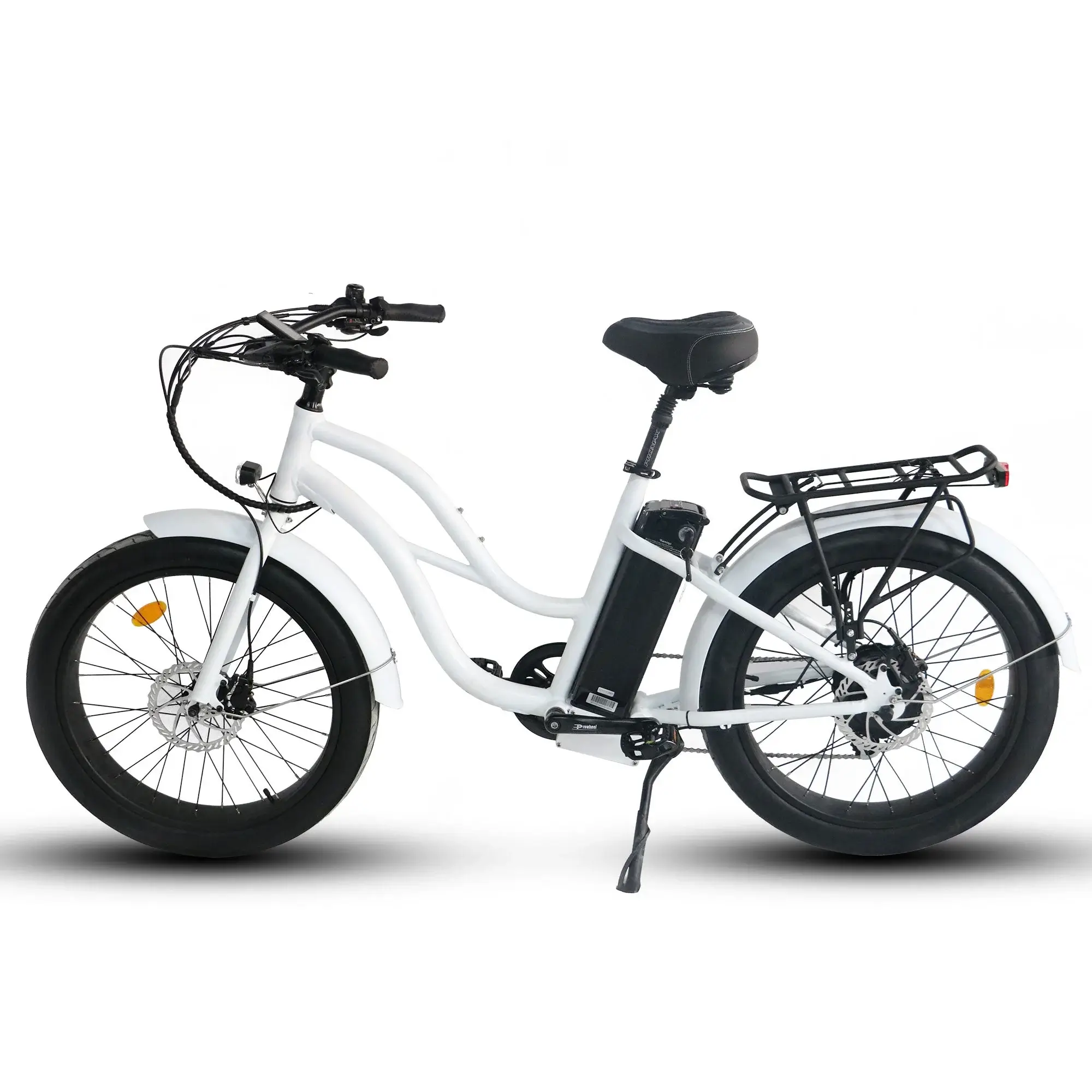 Coastal Cruiser Beach Cruiser 750W 52V 24x3 Step-Thru Electric Bike - Image 5