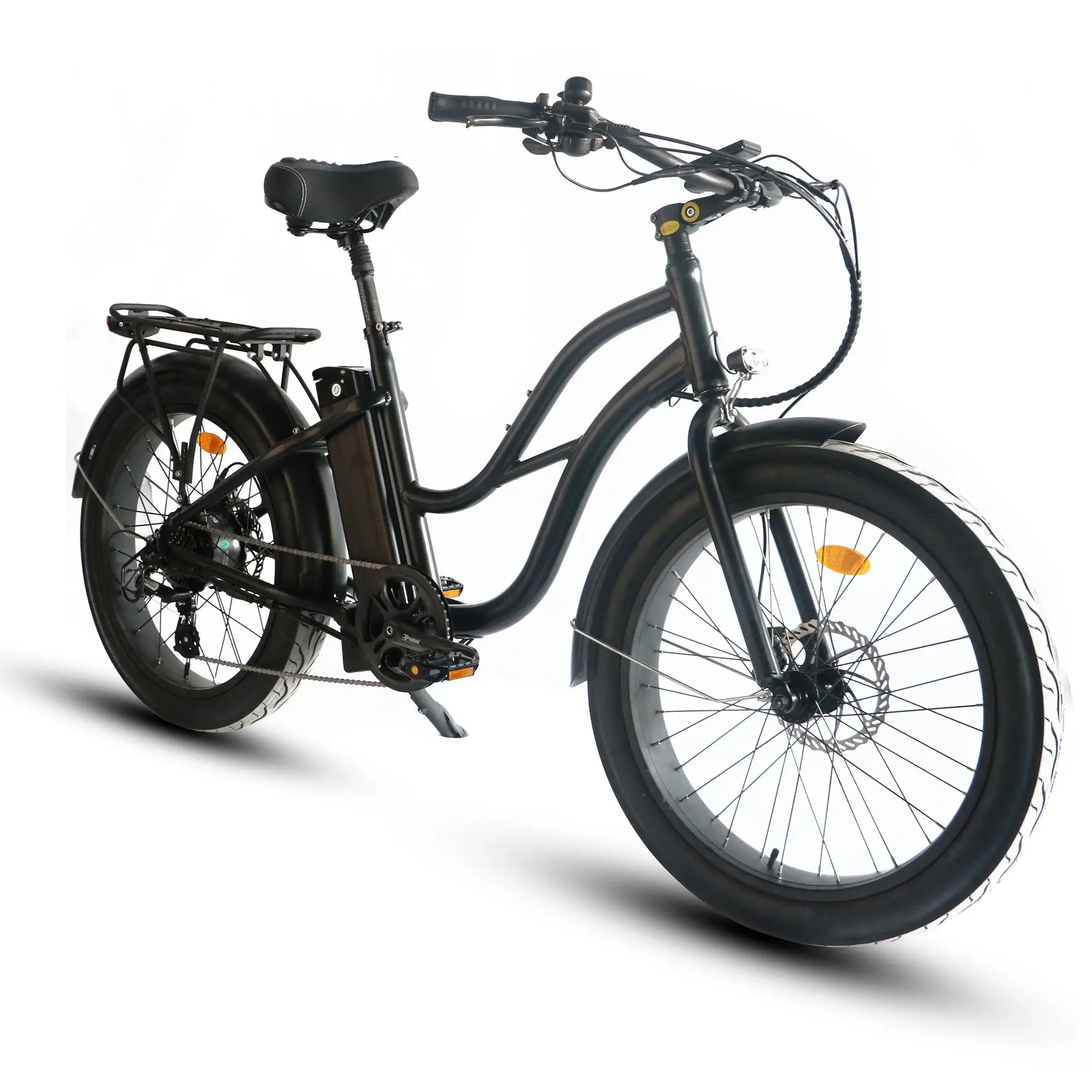 Coastal Cruiser Beach Cruiser 750W 52V 24x3 Step-Thru Electric Bike - Image 2