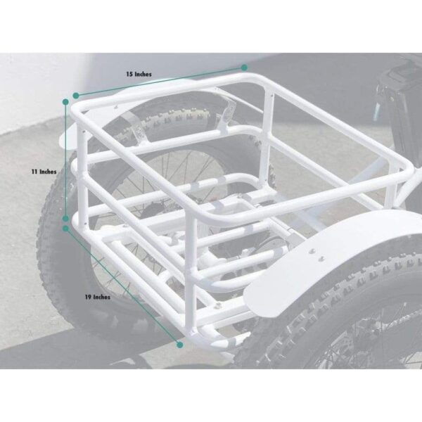 Emojo Caddy Pro 500W 48V Fat Tire Electric Tricycle - Image 4