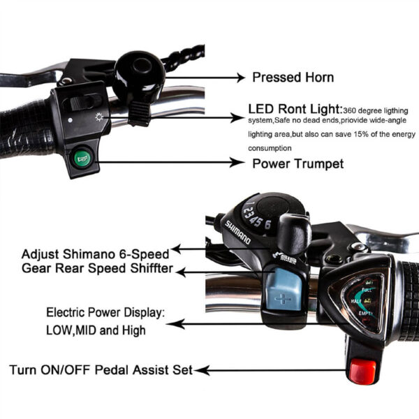 Nakto Camel City Cruiser Electric Bike - Image 5