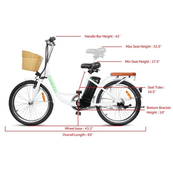 Nakto Elegance 22” City Cruiser Electric Bike - Image 2