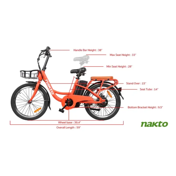 Nakto Pony City Cargo Electric Bike - Image 2