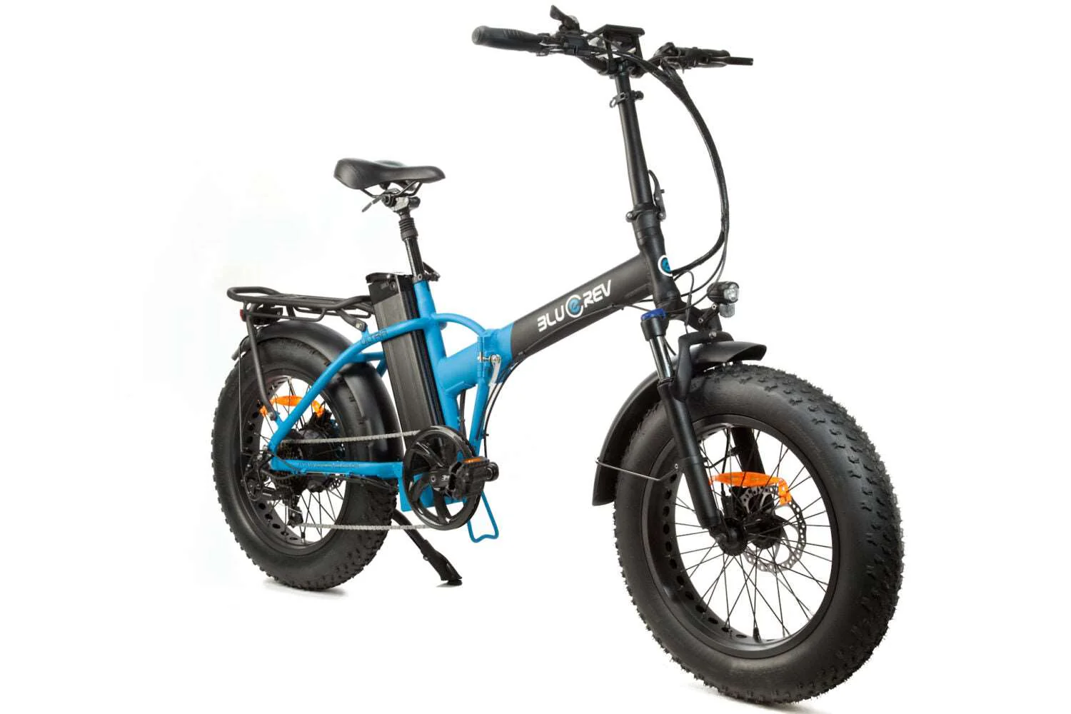 Bluerev Ultra High-Step Folding Fat Tire E-Bike