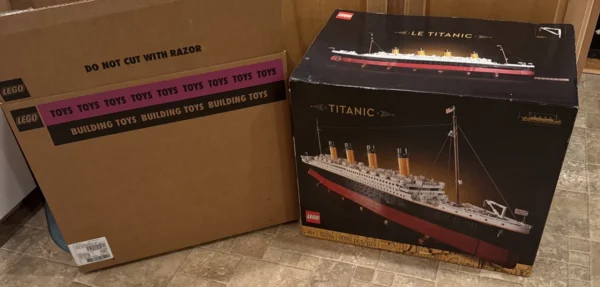 LEGO 10294 Titanic Brand New in Sealed Box w/original lego shipping box - Image 11