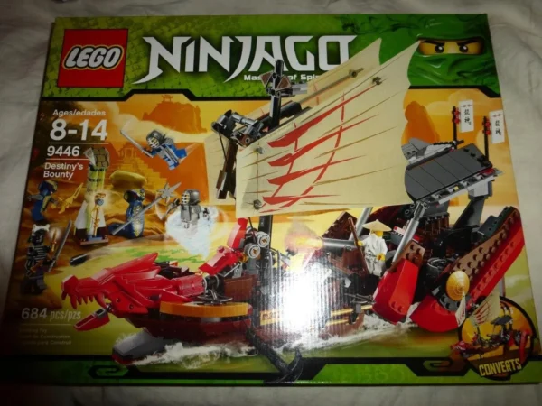 LEGO 9446 Destiny’s Bounty NINJAGO Master of Spinjitzu Snake Boat Set SEALED - Image 4