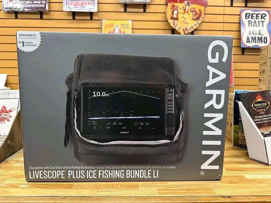 Garmin LiveScope Plus Ice Fishing Bundle