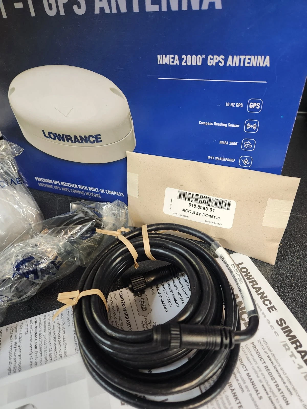Lowrance Point-1 GPS/Heading Antenna Module 000-11047-002