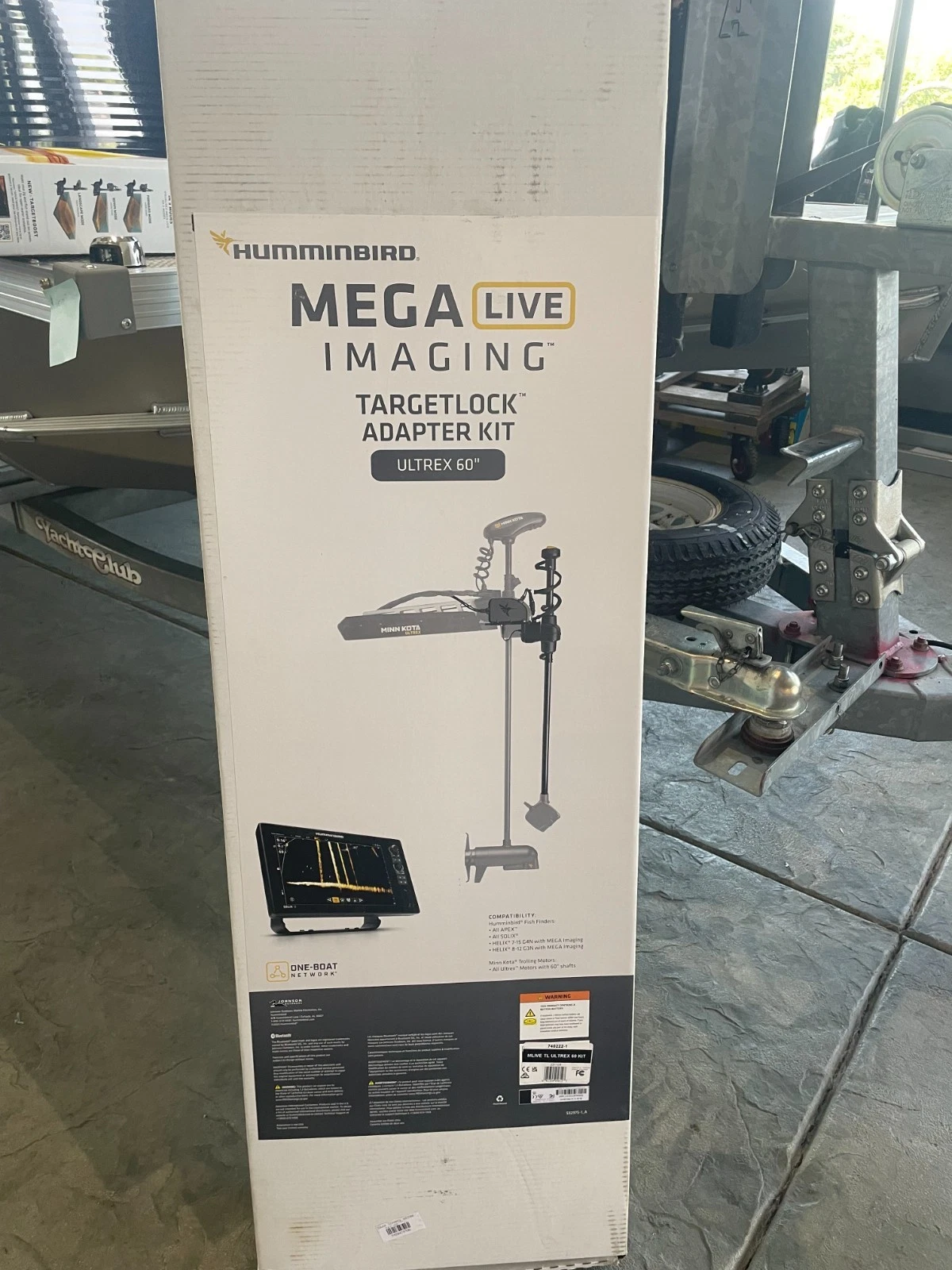 Humminbird Mega Live Targetlock Adapter Kit Ultrex 60" 740222-1